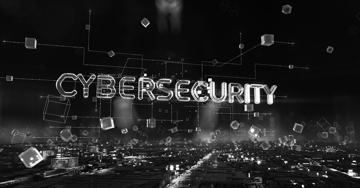 cybersecurity concept and word