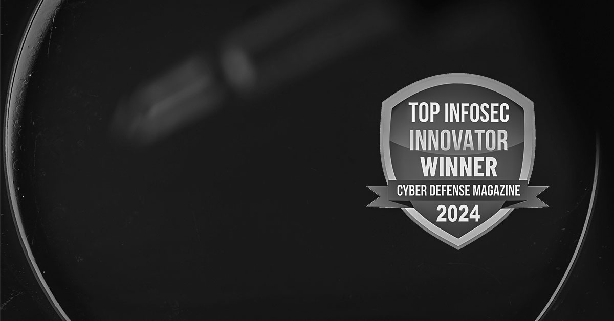 Top Infosec Innovator Award Winner logo and background